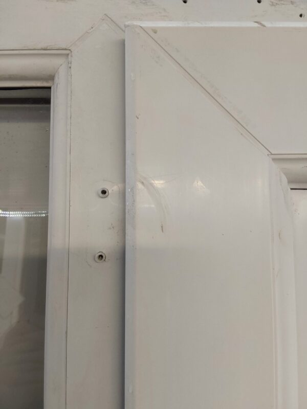 Used White Upvc Door And Side Panel 1570mm x 2060mm DS024 - Image 7