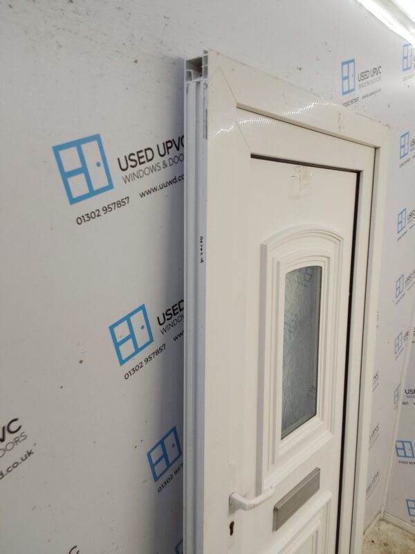 Used White Upvc Front Door 930mm x 2035mm 0828 - Image 10