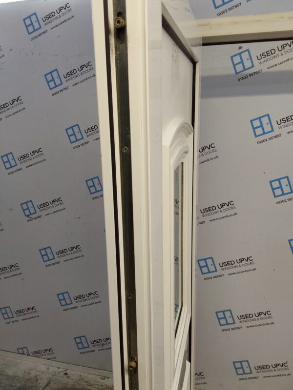 Used White Upvc Front Door 930mm x 2035mm 0828 - Image 4