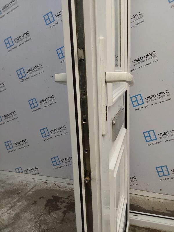 Used White Upvc Front Door 930mm x 2035mm 0828 - Image 5