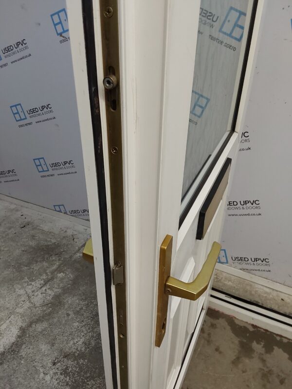 Used White Upvc Front Door 840mm x 2025mm C7D041 - Image 5