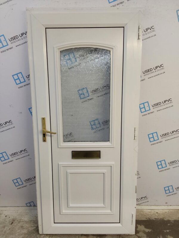 Used White Upvc Front Door 930mm x 2035mm C7D042 - Image 2