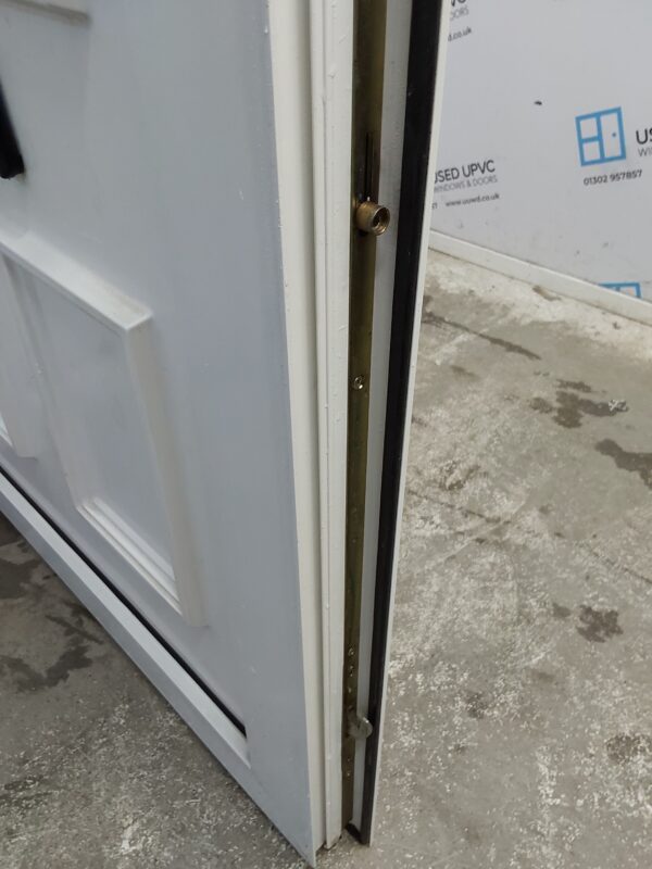 Used White Upvc Front Door And Toplight 900mm x 2380mm C7D043 - Image 6