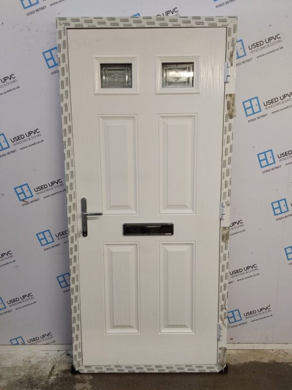 Brand New Black Composite Front Door 980mm x 2130mm C1ND51 - Image 2