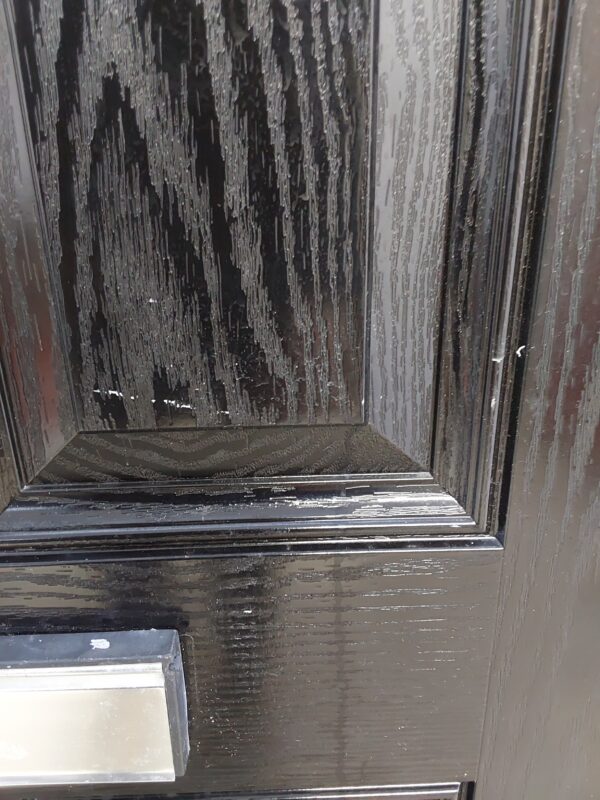 Used Black Composite Front Door 900mm x 2010mm 0455 - Image 4