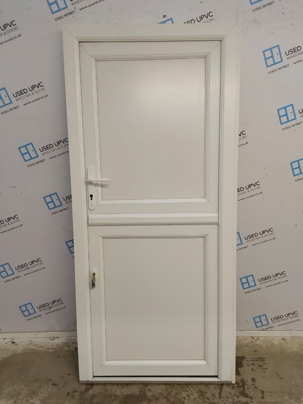 Used White Upvc Stable Door 920mm x 2010mm (Reduce To 900mm) 0565 - Image 7