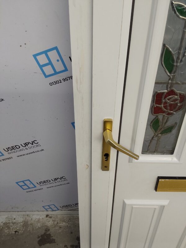 Used White Upvc Front Door 850mm x 2055mm 0537 - Image 11