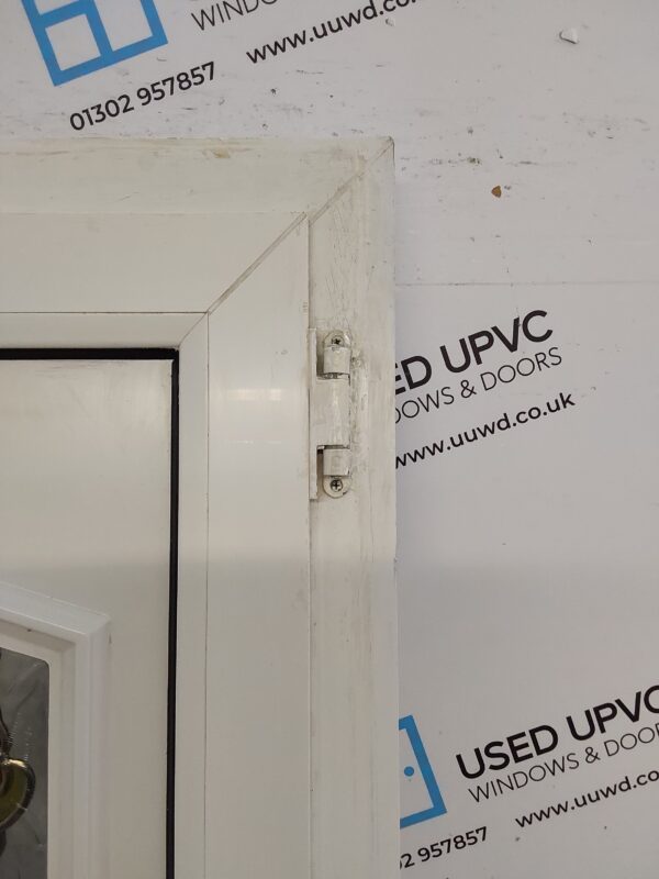 Used White Upvc Front Door 850mm x 2055mm 0537 - Image 7