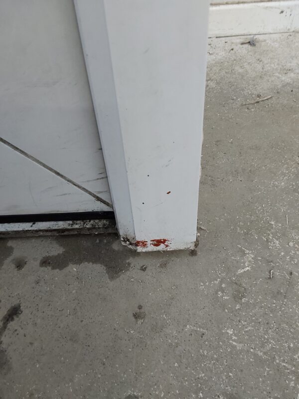 Used White Upvc Back Door 900mm x 2110mm (Reduce To 880mm) 0478 - Image 14