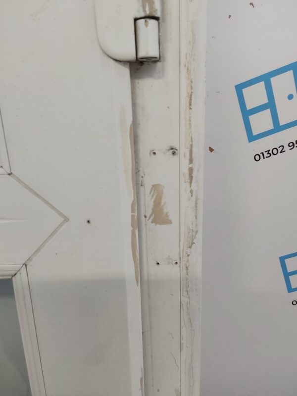 Used White Upvc Back Door 900mm x 2110mm (Reduce To 880mm) 0478 - Image 7