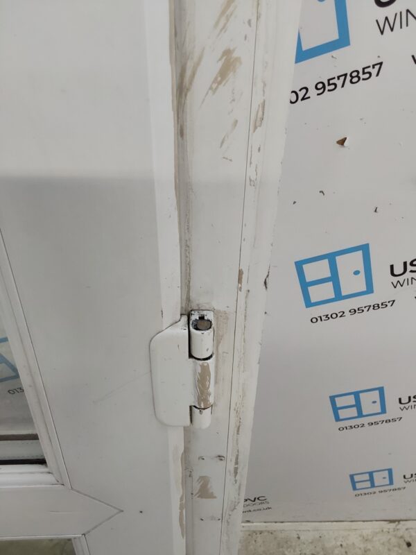 Used White Upvc Back Door 900mm x 2110mm (Reduce To 880mm) 0478 - Image 9