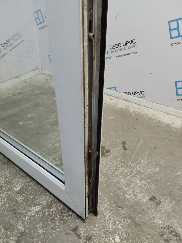 Used White Upvc Back Door 900mm x 2110mm (Reduce To 880mm) 0478 - Image 6