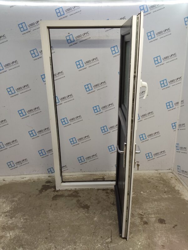 Used Anthracite Grey Upvc Stable Door 920mm x 2085mm (Reduce To 890mm) 0319 - Image 3