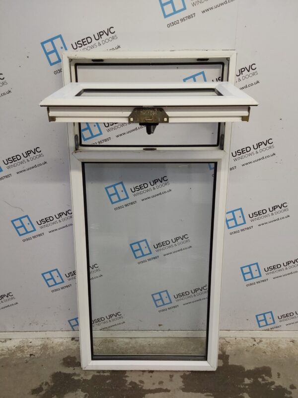 Used White Upvc Window 690mm x 1500mm W0151 - Image 2