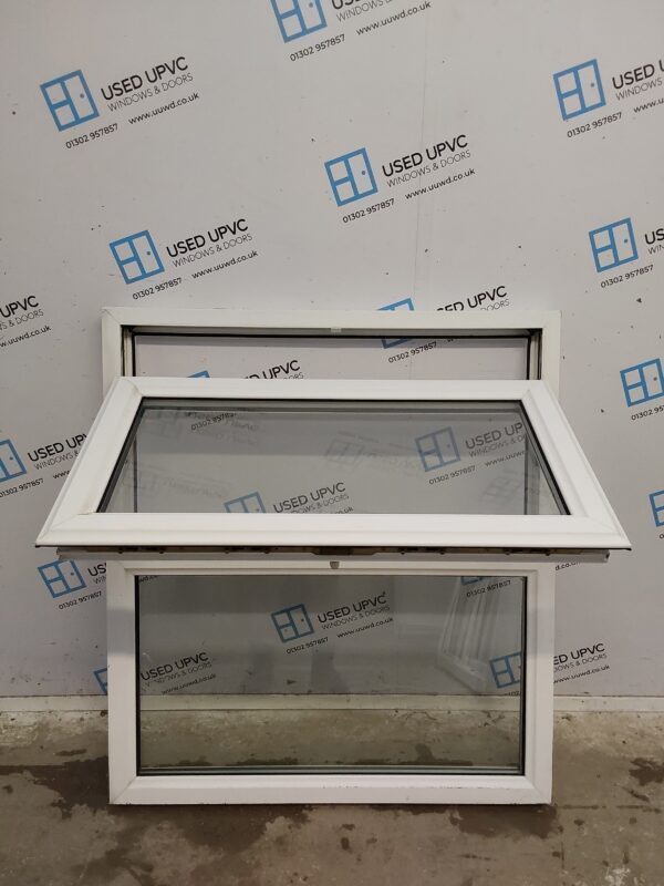 Used White Upvc Window 1000mm x 1110mm C5038 - Image 2