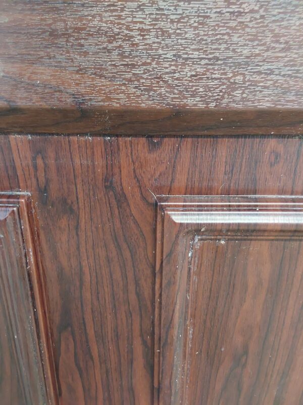 Used Rosewood Upvc Back Door 810mm x 2045mm 0525 - Image 7