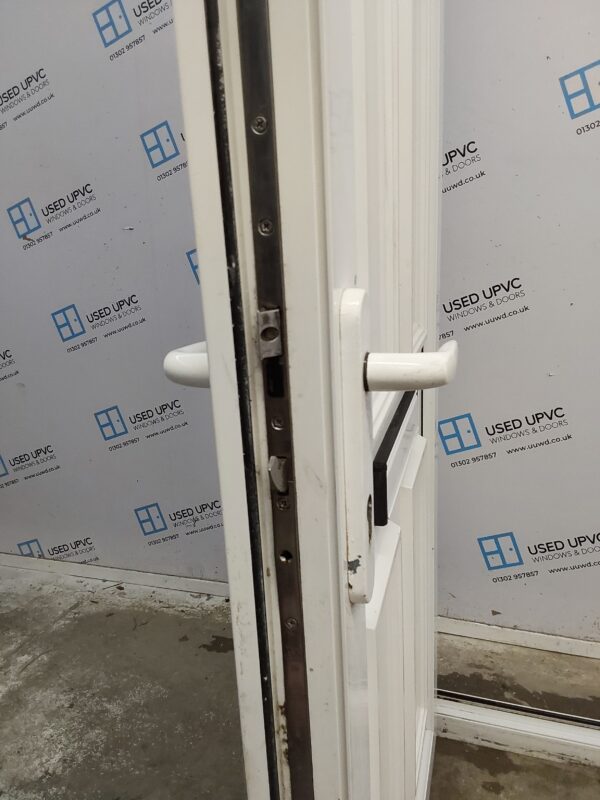 Used White Upvc Front Door 925mm x 2060mm (Reduce To 905mm) 0481 - Image 5