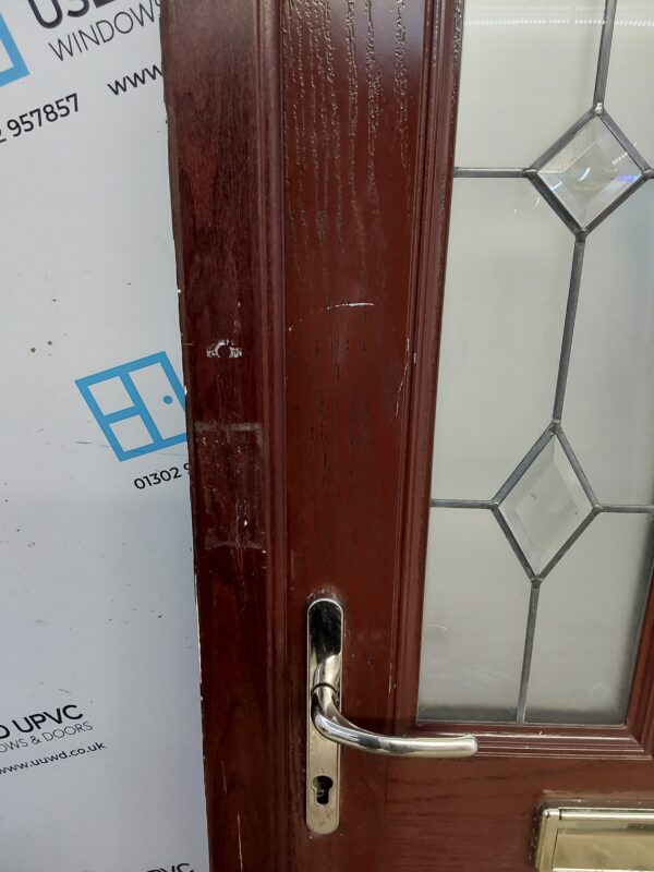 Used Rosewood Composite Front Door 885mm x 2055mm 0186 - Image 7