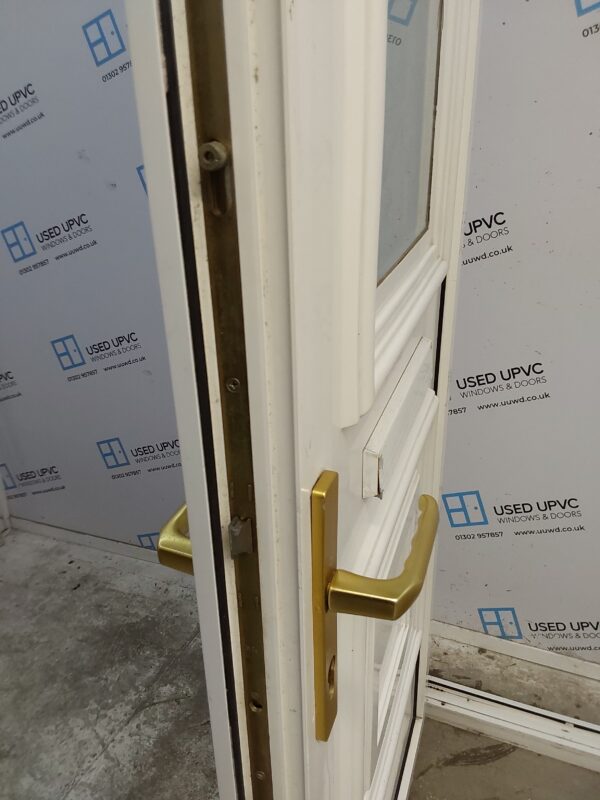 Used White Upvc Front Door 900mm x 2010mm (Reduce To 880mm) C8D62 - Image 6