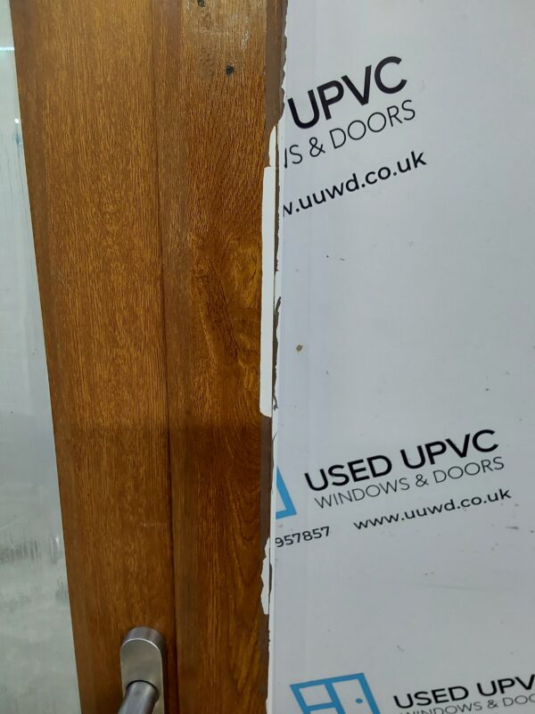 Used Oak Upvc Front Door 875mm x 2025mm 0094 - Image 5