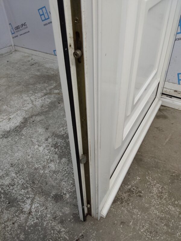 Used White Upvc Back Door 920mm x 2040mm (reduce to 880mm) C9D68 - Image 7