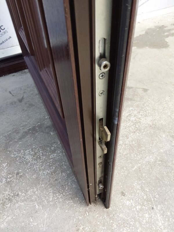 Used Woodgrain Upvc Back Door (outwards opening) 890mm x 1995mm C10D15 - Image 6