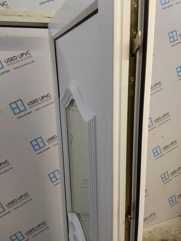 Used White Upvc Back Door 925mm x 2045mm C10D18 - Image 4