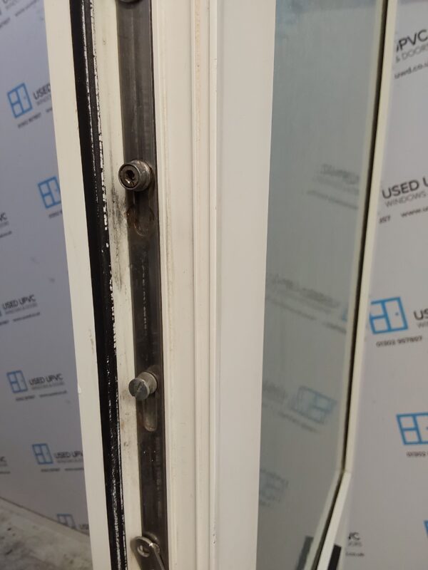 Used White Upvc Front Door 930mm x 2075mm (Reduce To 910mm) C10D46 - Image 6