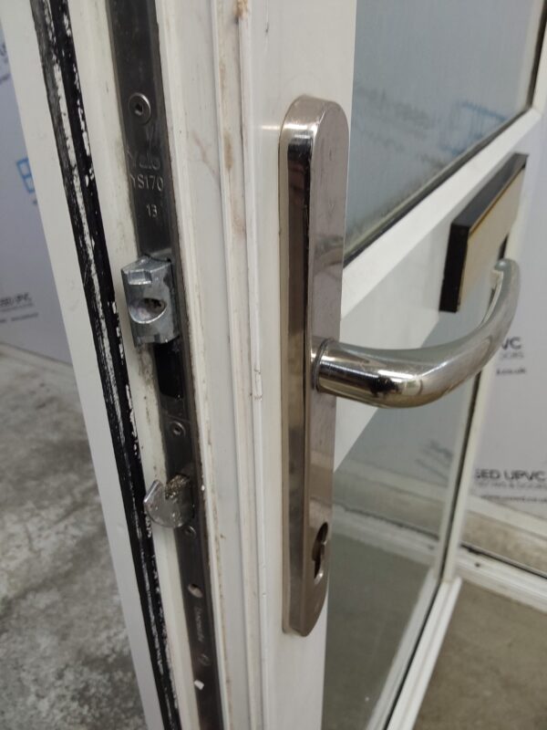 Used White Upvc Front Door 930mm x 2075mm (Reduce To 910mm) C10D46 - Image 7