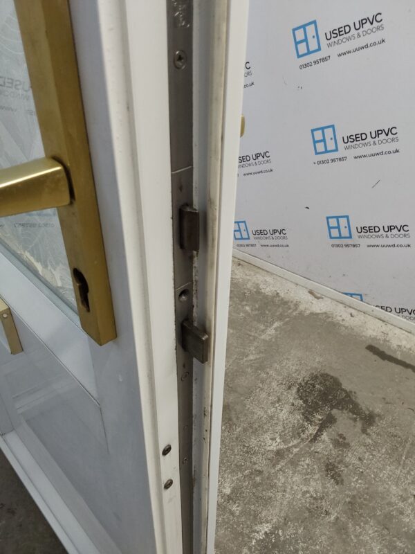 Used White Upvc Front Door 900mm x 2035mm C10D51 - Image 5