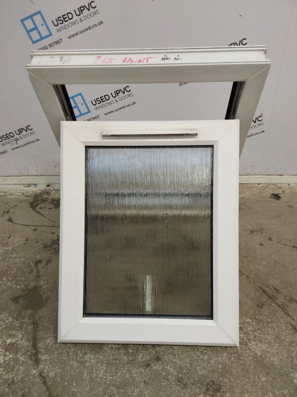 Used White Upvc Window 590mm x 740mm W0168 - Image 3