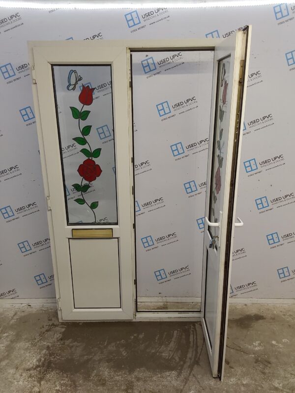 Used White Upvc French Doors 1215mm x 2070mm EA1 - Image 3