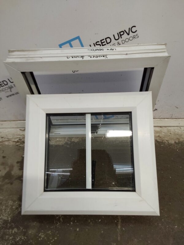 Used White Upvc Window 515mm x 460mm W0236 - Image 3