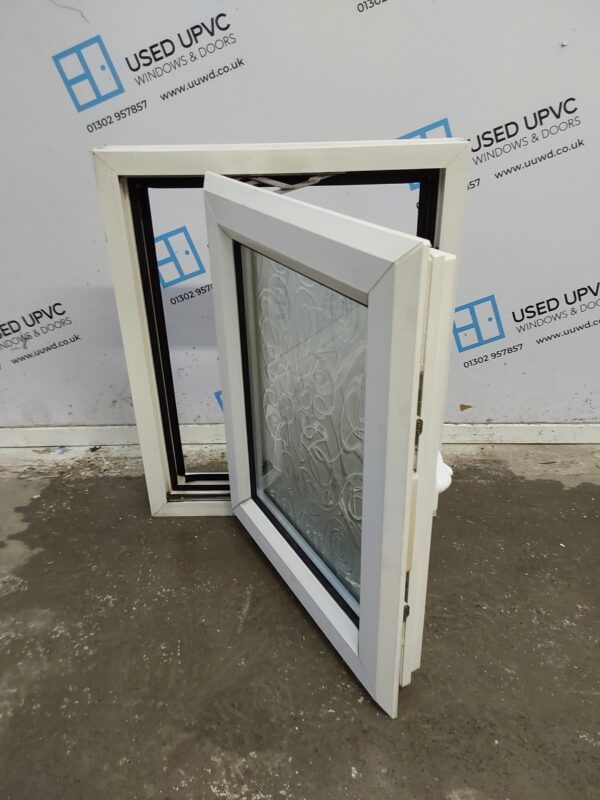 Used White Upvc Window 500mm x 605mm W0245 - Image 3