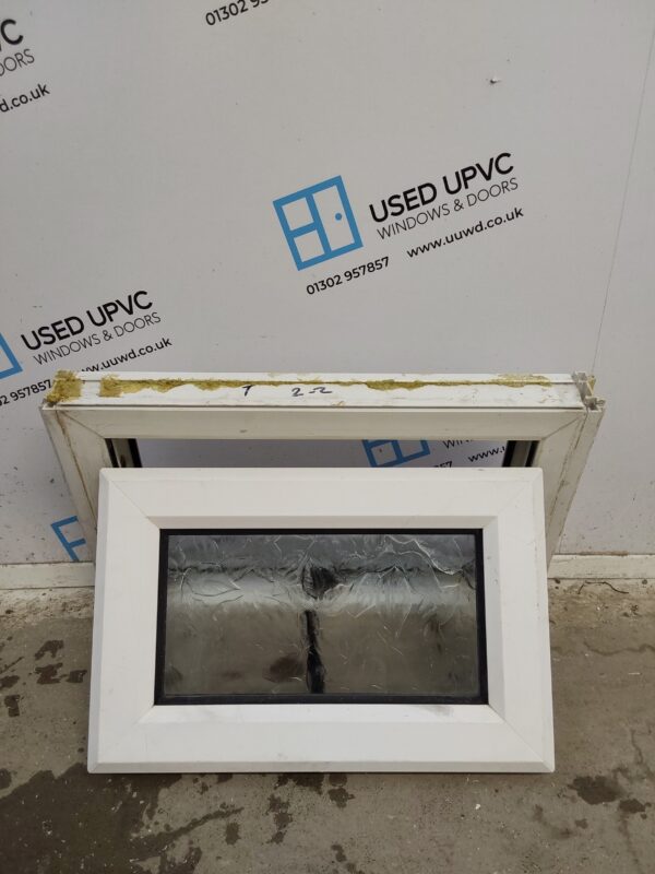Used White Upvc Window 660mm x 415mm (Reduce To 610mm) W0248 - Image 2