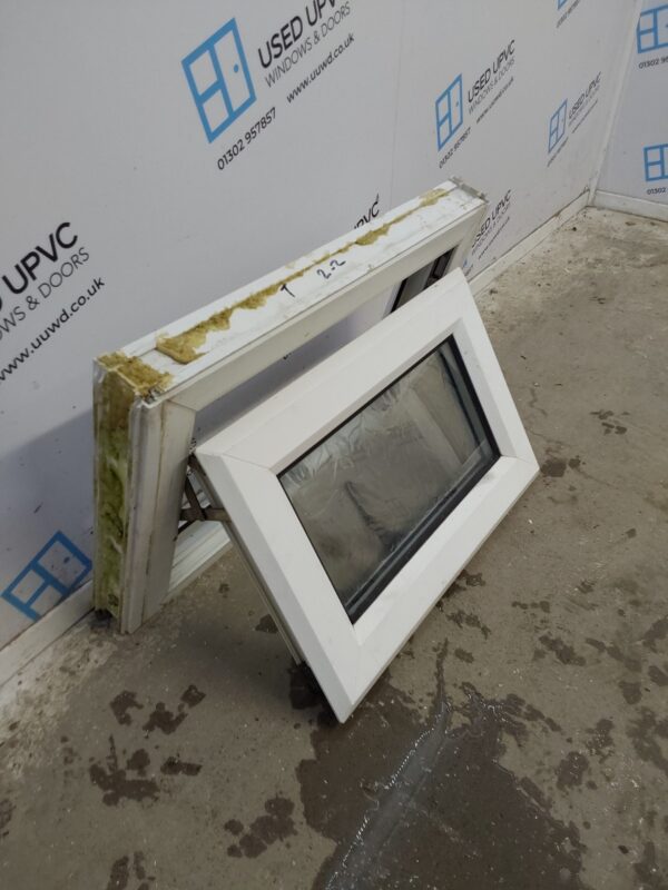 Used White Upvc Window 660mm x 415mm (Reduce To 610mm) W0248 - Image 3