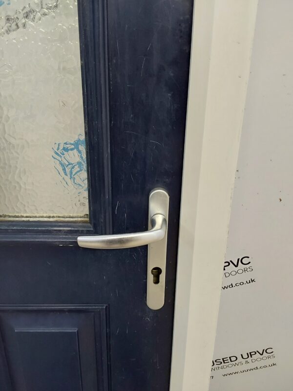 Used Dark Blue Composite Back Door 935mm x 2125mm 0458 - Image 9