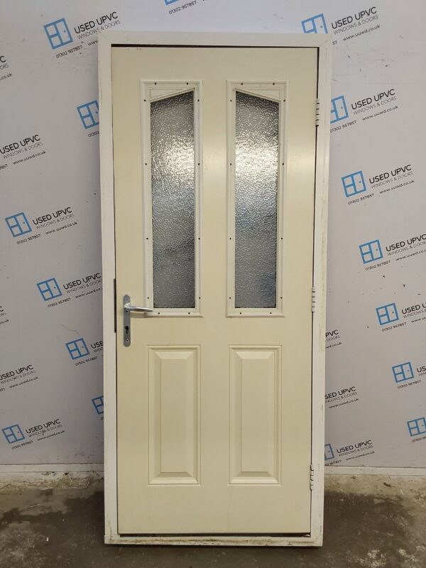 Used Dark Blue Composite Back Door 935mm x 2125mm 0458 - Image 2