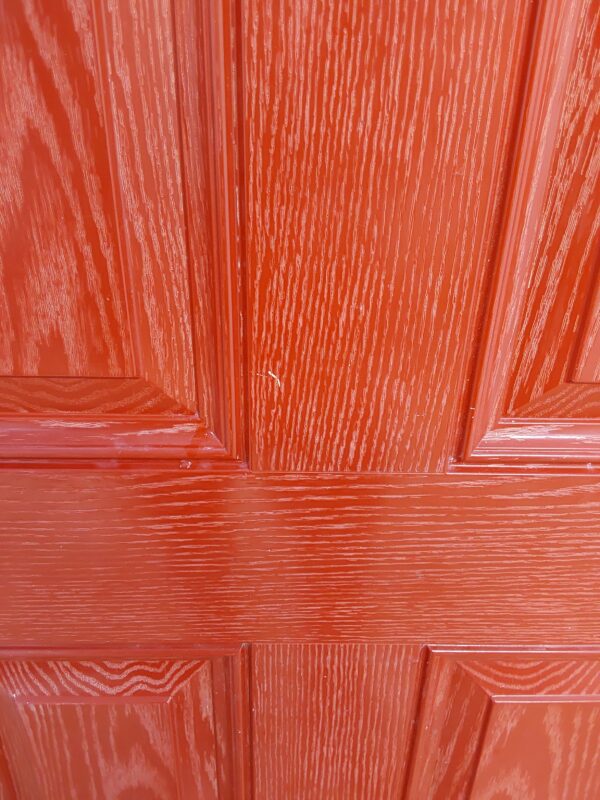 Used Red Composite Back Door 950mm x 2020mm 0453 - Image 7