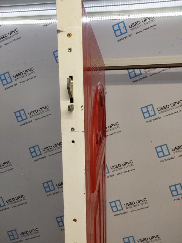 Used Red Composite Back Door 950mm x 2020mm 0453 - Image 4