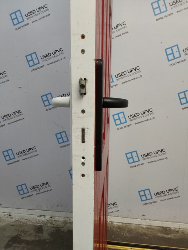 Used Red Composite Back Door 950mm x 2020mm 0453 - Image 5