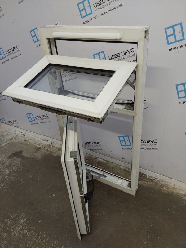 Used White Upvc Window 610mm x 1110mm W0062 - Image 3