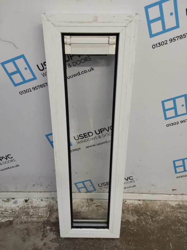 Used White Upvc Window 270mm x 905mm W0206 - Image 2