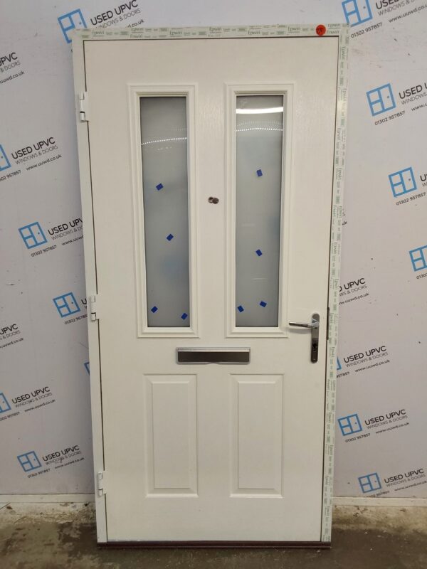 Brand New White Composite Front Door 1000mm x 2095mm ND123 - Image 2