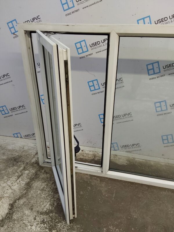 Used White Upvc Window 2385mm x 1190mm LW0053 - Image 4