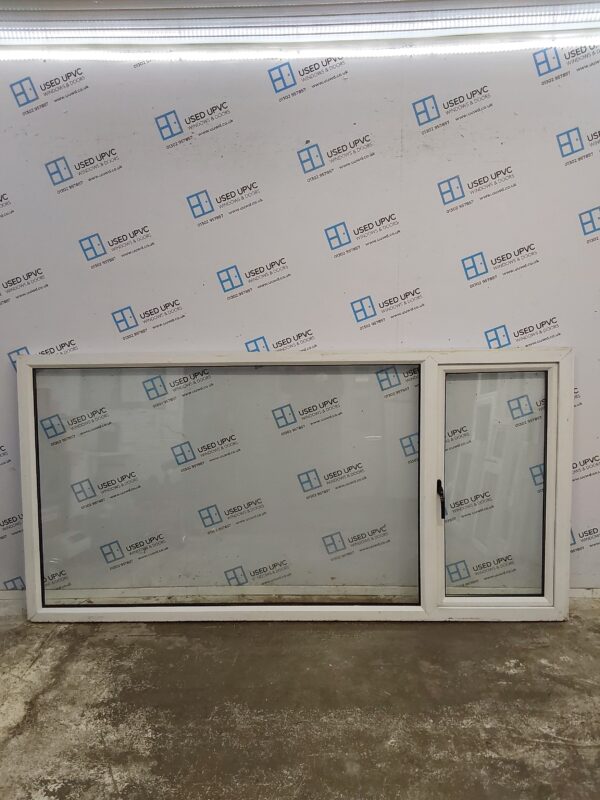 Used White Upvc Window 2385mm x 1190mm LW0053 - Image 2