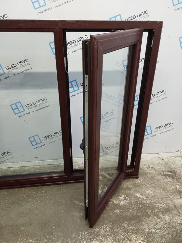 Used Rosewood Upvc Window 1755mm x 1175mm LW0016 - Image 9