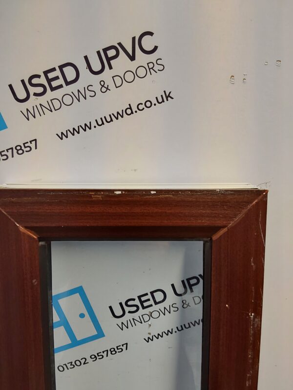 Used Woodgrain Upvc Window 320mm x 1520mm C4W078 - Image 3