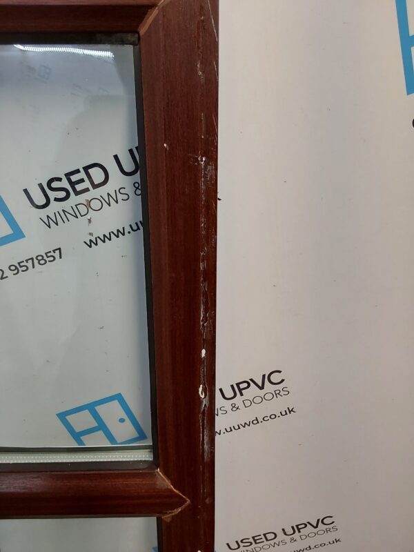 Used Woodgrain Upvc Window 320mm x 1520mm C4W078 - Image 4