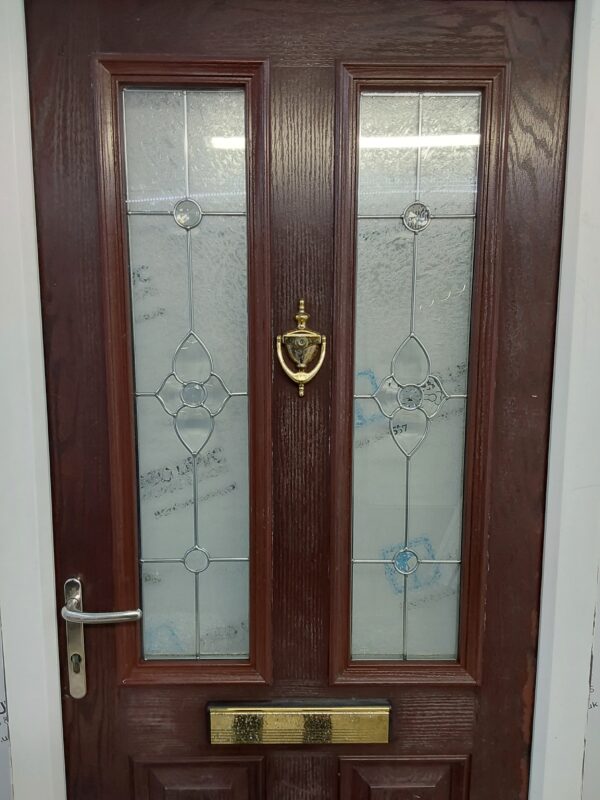 Used Brown Composite Front Door 925mm x 2040mm C7D011 - Image 8